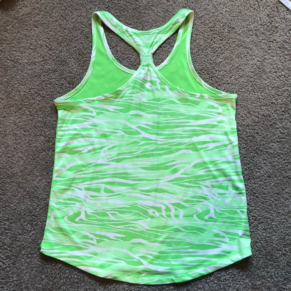Lime Green Under Armour Tank - Picture 2 of 2